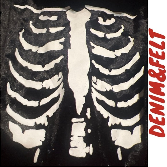 Hallow’s Eve Girls Black/Red Day of The Dead Tulled Dress Halloween Costume |NEW - Picture 3 of 9